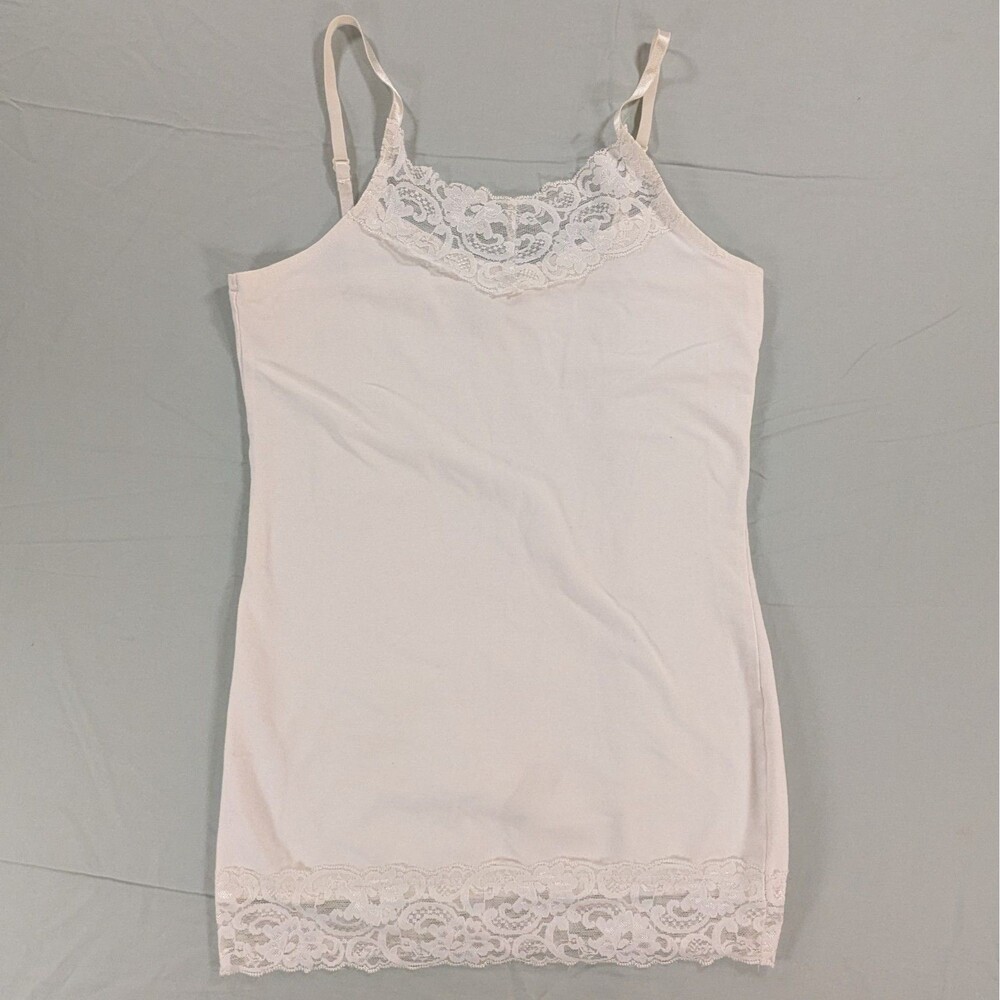 Romy Y2k Lace Trimmed Cami Size Large